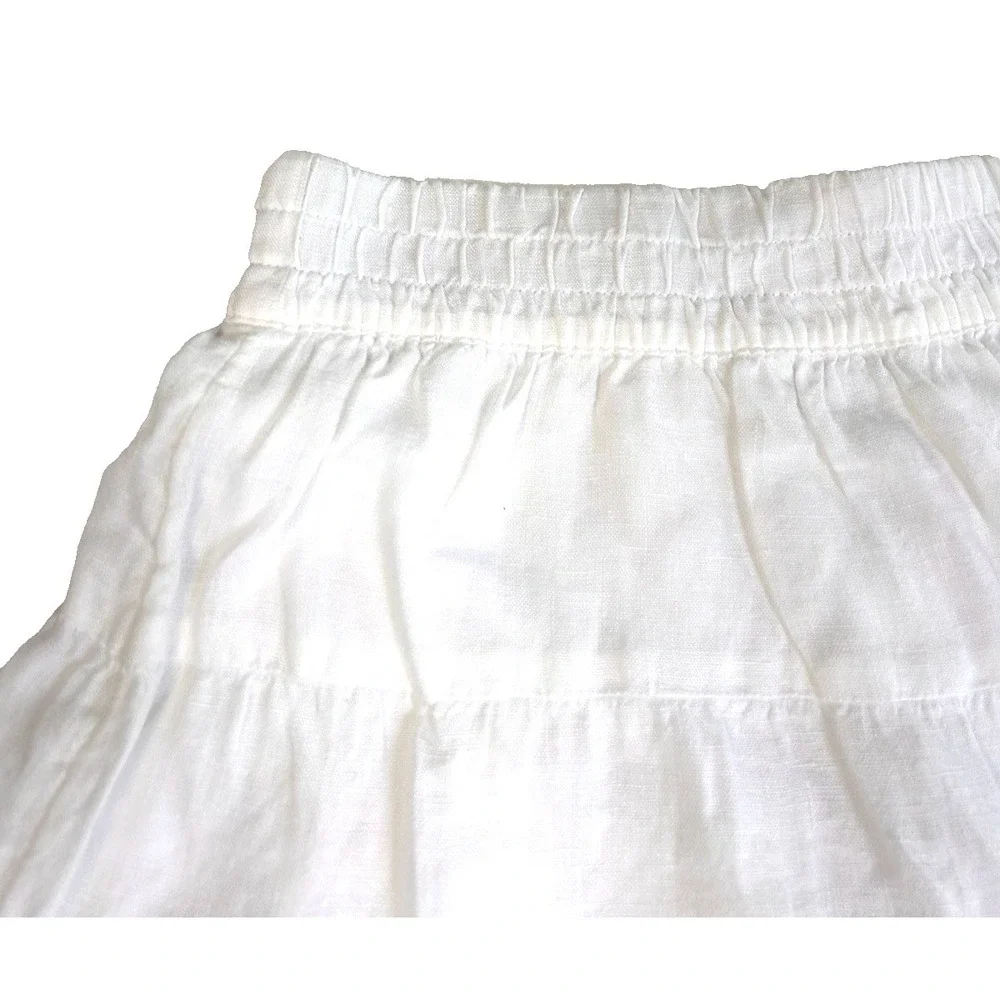 House oi Harlow 100%. Linen Mini Skort Soft Girl Coastal Beach size S